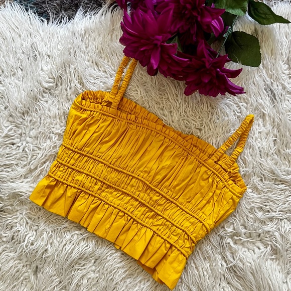 NEW J. Crew Cinched-waist cotton poplin tank top Size XS - Picture 4 of 5